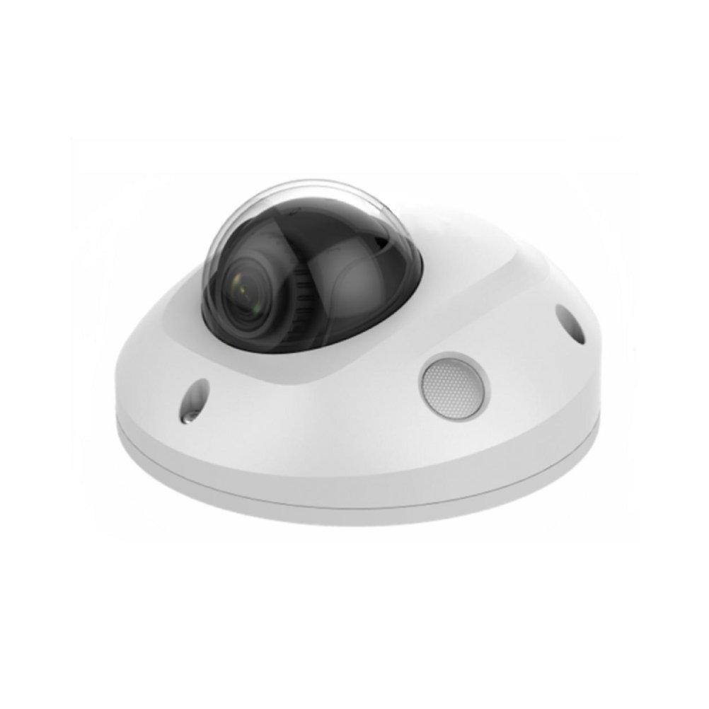 4MP Compact Dome IP Camera – 2.8mm Fixed Lens – 2 Way Audio Communication – 10m IR Range – Outdoor IP66 Rated White