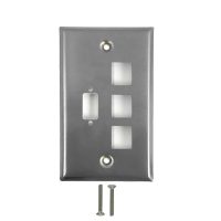 VGA Stainless Steel Wall Plates