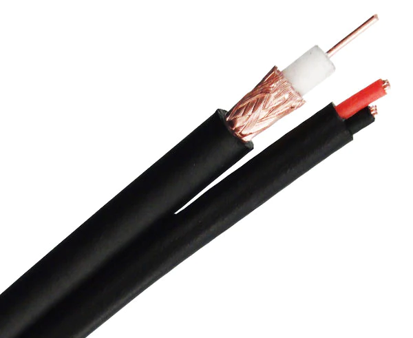 1000ft RG59 20AWG BC 95 CCA Braid 2C 18AWG CCA Direct Burial PE Black 1000ft RG59 20AWG BC 95 CCA Braid 2C 18AWG CCA Direct Burial PE Black