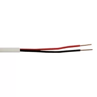 1000ft Station Z Quad Security Cable 2C 22AWG Solid Cable CMR Riser White