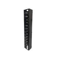 26U Vertical Cable Manager Front Facing