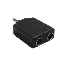 3.5mm Stereo Male to 2 x 14 inch Stereo Female Adapter 2