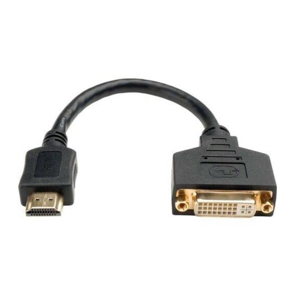 6 inch DisplayPort 1.1 Male to DVI Female Adapter Black