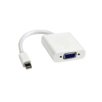 6 inch Mini DisplayPortThunderboltTM v1.2 Male to VGA Female Adapter Active White