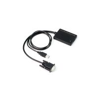 6 inch VGA Male to HDMI Female Adapter Black 1