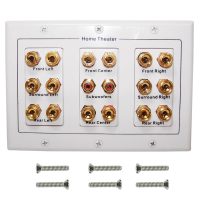 8.2 Surround Sound Wall Plate Kit White