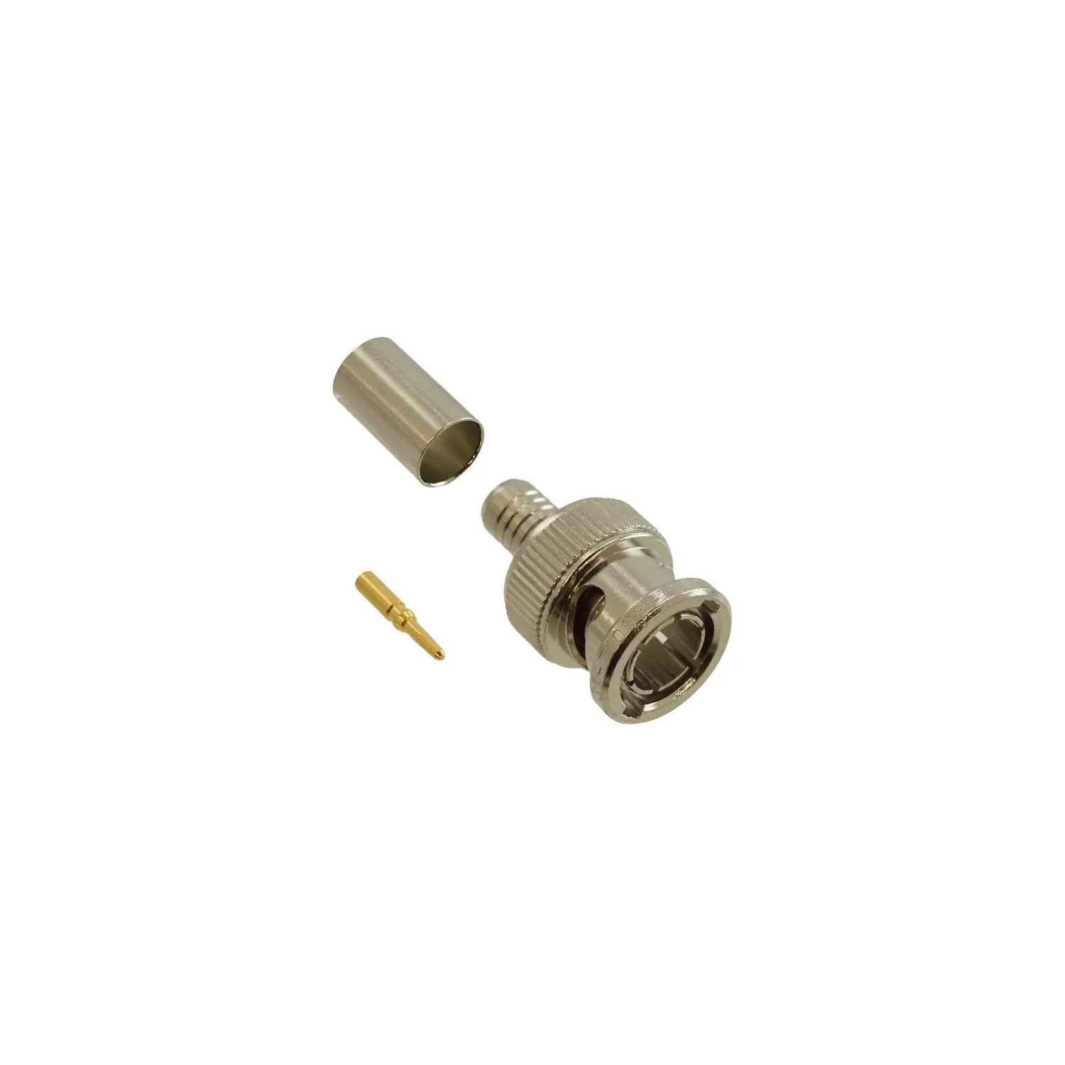 BNC Male Crimp Connector for RG59 Plenum Cable