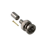 BNC Male Crimp Connector for RG6 Cable 12GHz Max