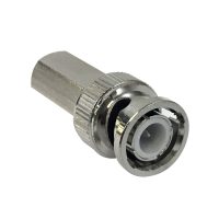 BNC Male Twist On Connector for RG6 10 pack
