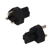 BS1363 UK Male to 5 15R Power Adapter