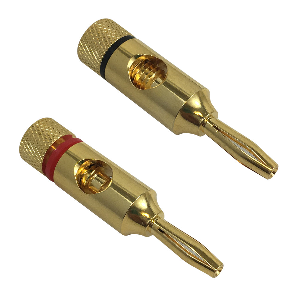 Banana Clip Screw Down Connectors 1 Pair