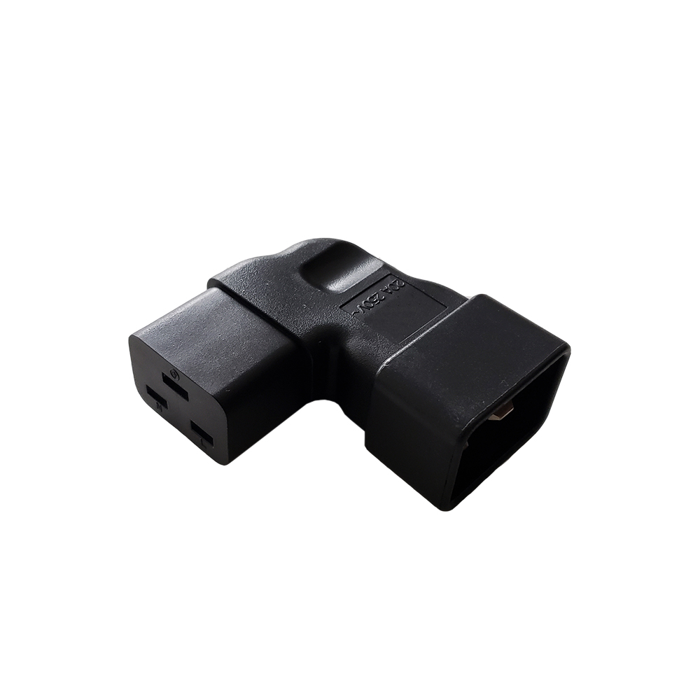 C20 to C19 Right Angle Power Adapter