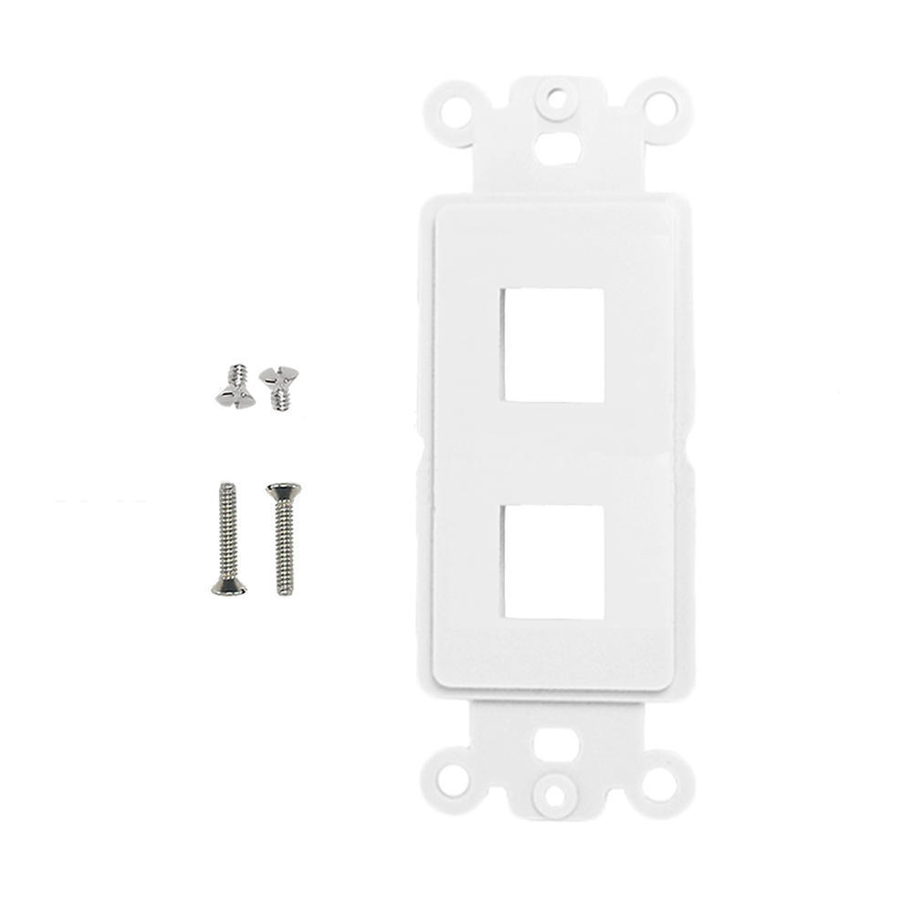 Decora Strap 2 Port Keystone White