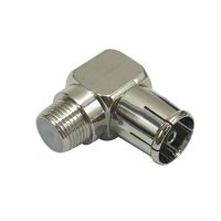 F Type Female to PAL Female Right Angle Adapter