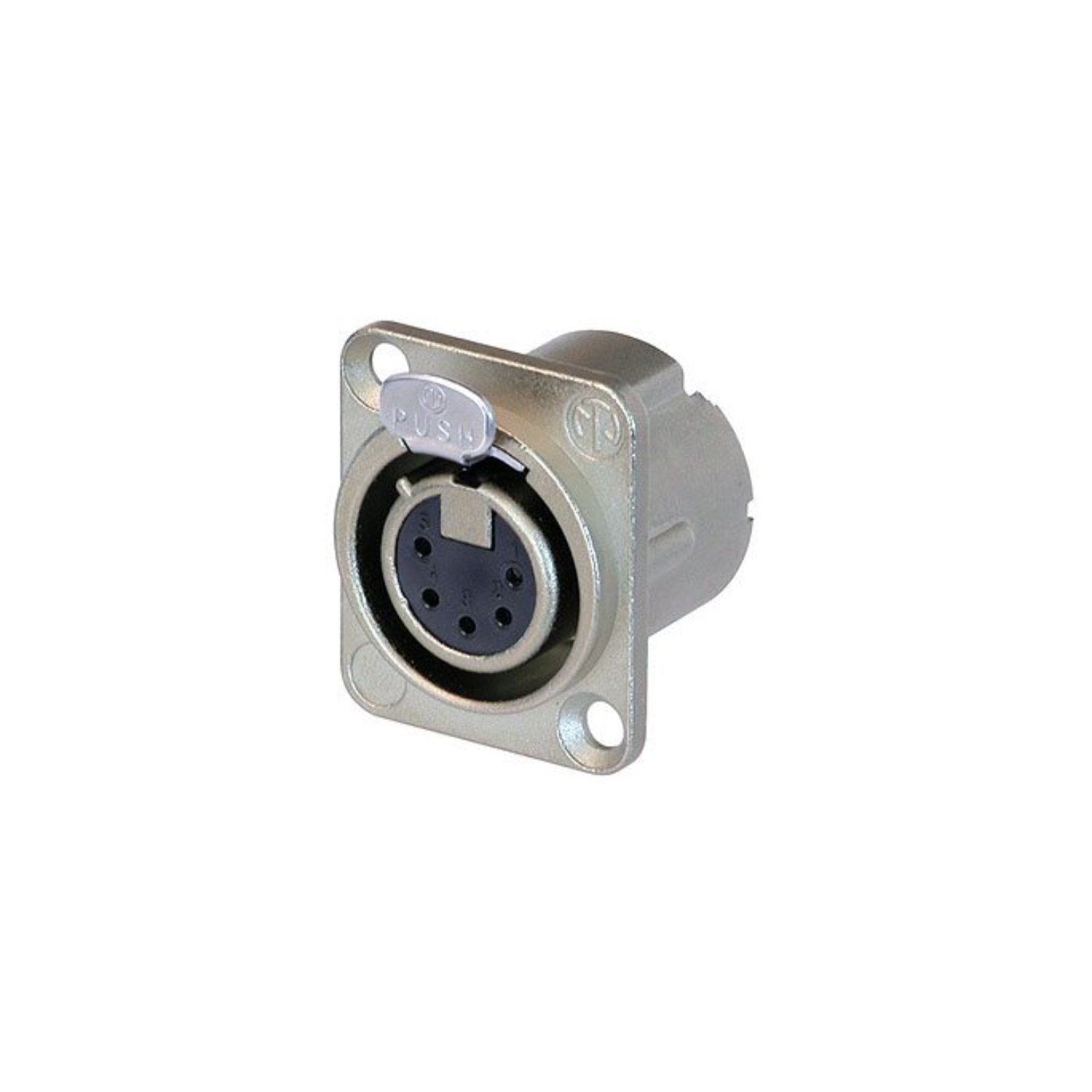 Neutrik DMX 5 pin Female to Solder D Cut Receptacle