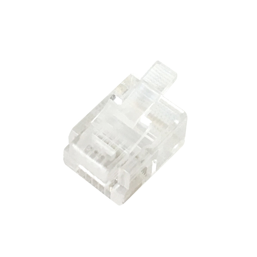 RJ12 Plug for Flat Cable 6P 6C Pack of 50