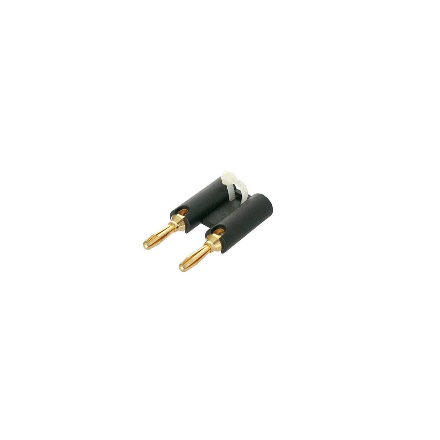 Rean Dual Banana Plug Black