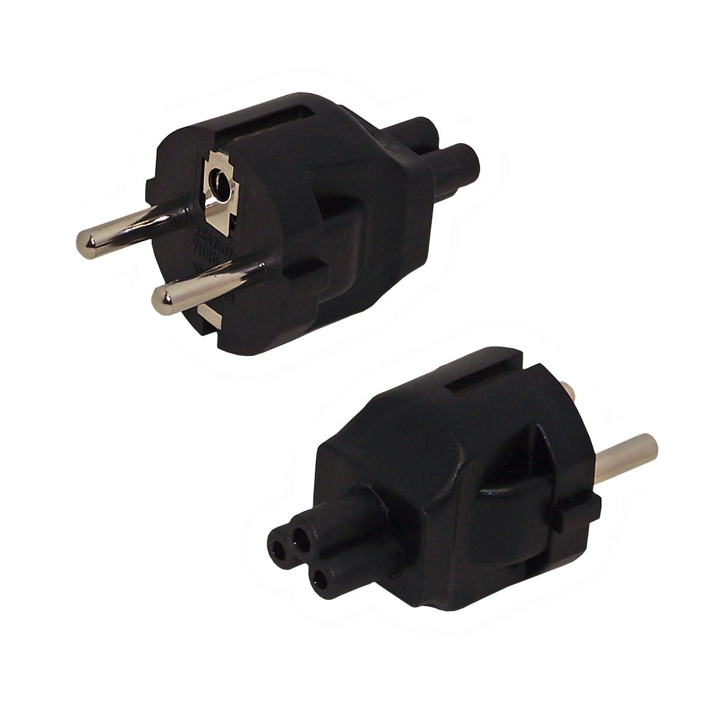 SCHUKO CEE 77 Euro Male to C5 Power Adapter