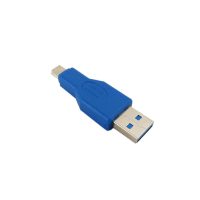 USB 3.0 A Male to Mini 10 pin Male Adapter Blue
