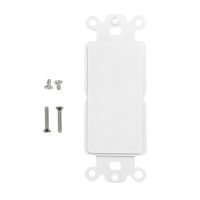 d6235 No Brand WP D WH Decora Wall Plates and Straps Decora Strap Blank White