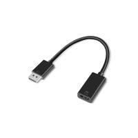 6 inch DisplayPort 1.2 Male to HDMI Female 4K@60Hz Adapter Active – Black 1