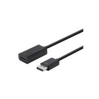6 inch DisplayPort 1.2 Male to MDP Female Adapter – Black 2