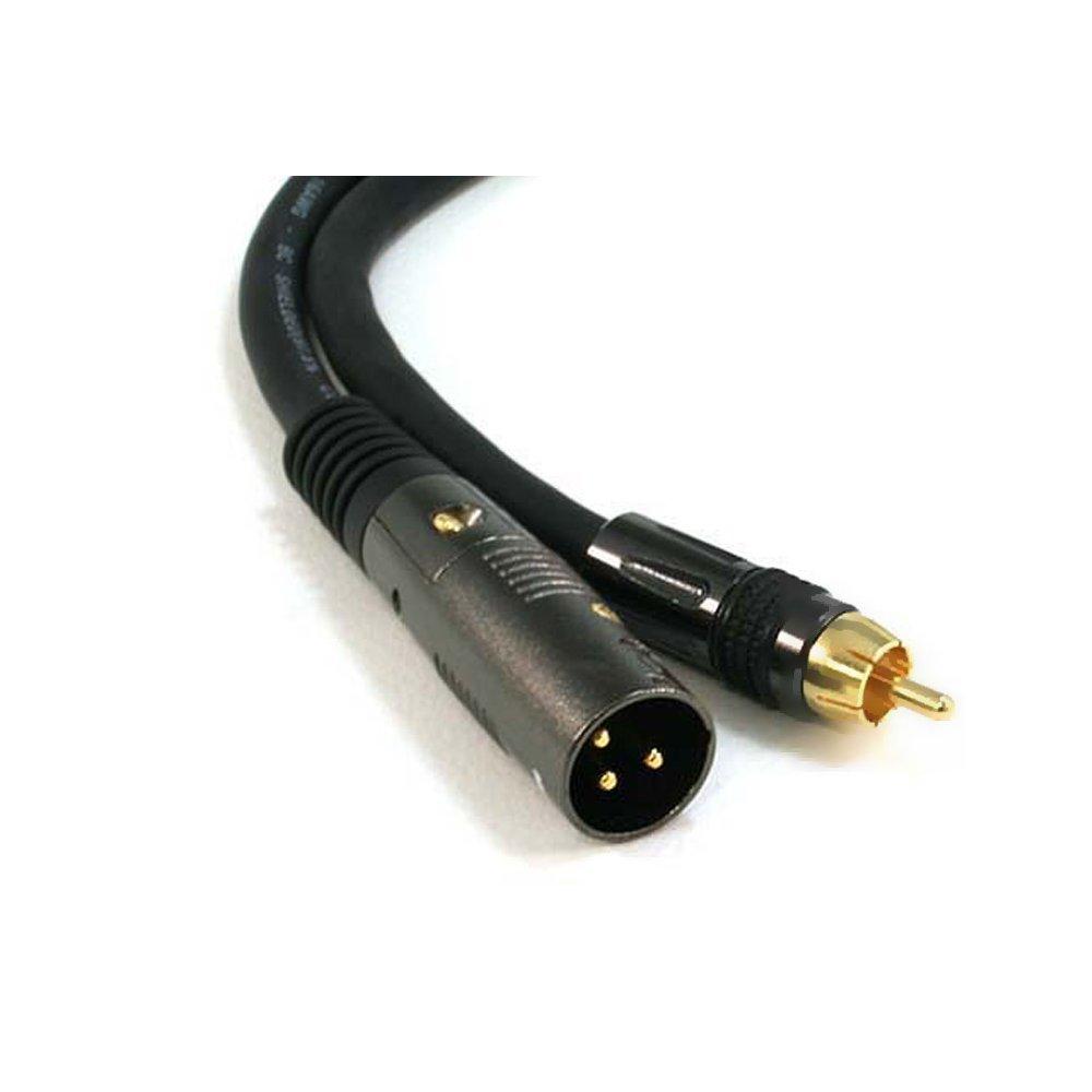 Premium Y Splitter TRS to 2x XLR Male Unbalanced Cable 3