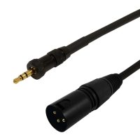 XLR Male to 3.5mm Locking Male Cables