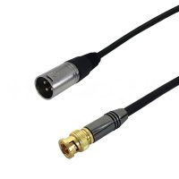 XLR Male to BNC Male Cables - Premium