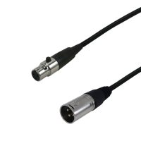 XLR Male to Mini-XLR Female Cables - Premium