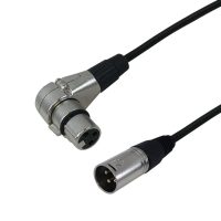 XLR Right Angle Male To Female Cables - Premium