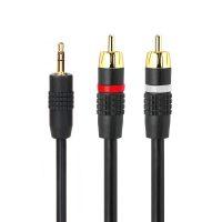 3.5mm Male to 2x RCA Male Cables - Premium