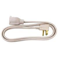 1M ELECTRICAL EXTENSION CORD IN 3 PRONGE WITH 1 OUTLET IN RIGHT ANGLE 1 1