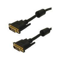 DVI D Male to DVI D Male Dual Link Cable CL2 FT4 28AWG