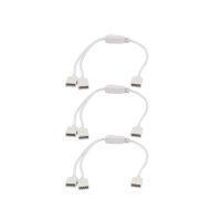 3PCS Y Splitter 4 Pin Connector Cable 30cm for RGB 5050 LED Light Strip