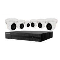 Hikvision IP Security Camera Kit 8 Channel 4K NVR with 6 x 4MP Turret Cameras