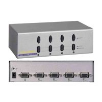 4 Port VGA Video Switch 4 Inputs 1 Output Selector